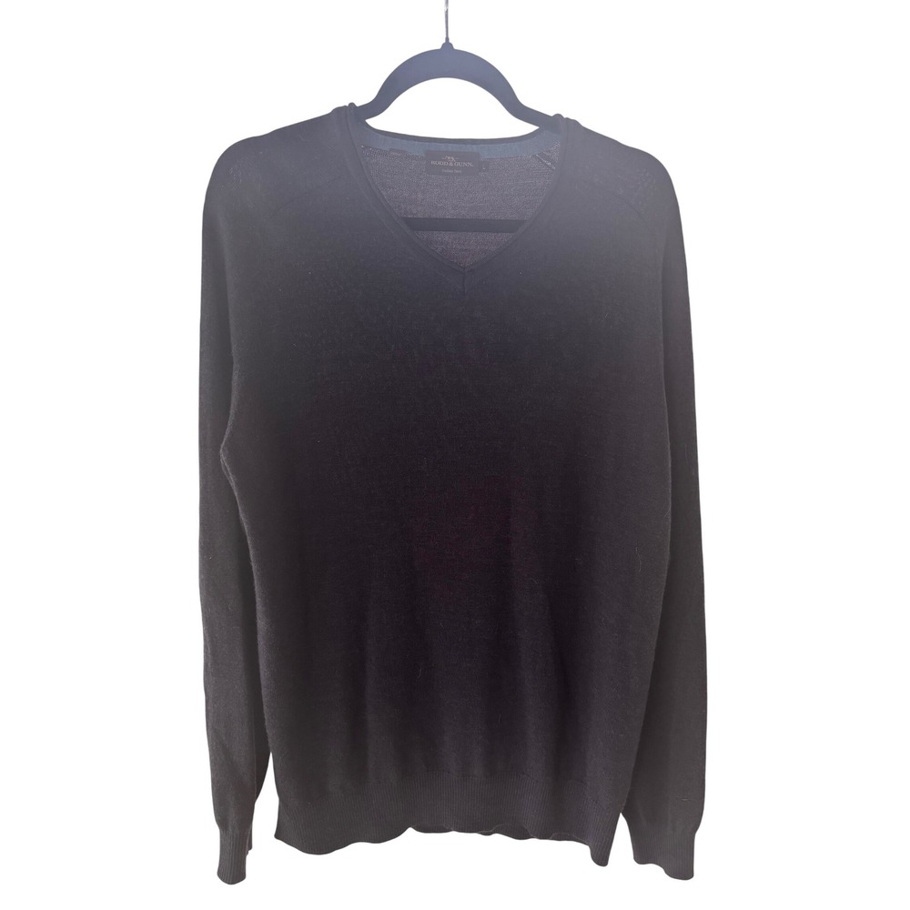 Rodd & Gunn Mens V-Neck Sweater Italian Yarn 100% Merino Wool